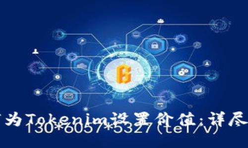 如何为Tokenim设置价值：详尽指南
