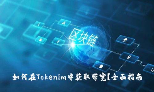 如何在Tokenim中获取带宽？全面指南